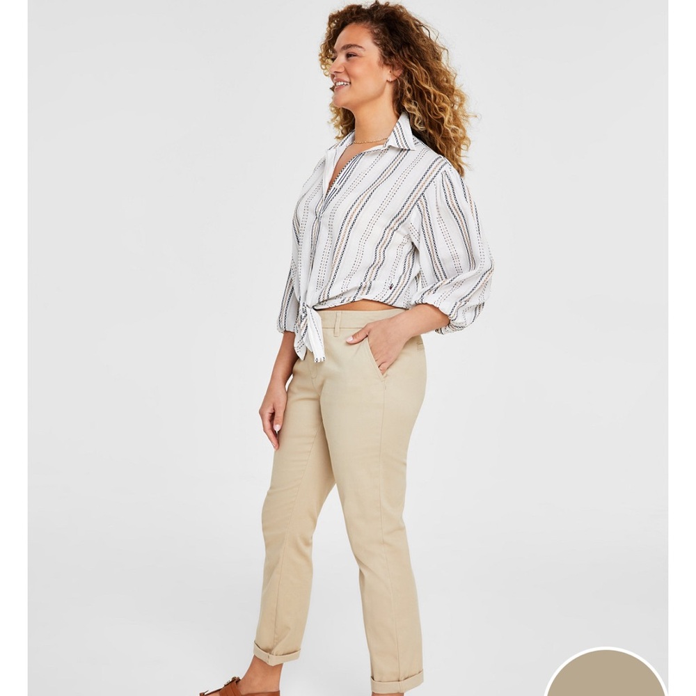 NEW Tommy Hilfiger Flex Hampton Straight Leg Pants Size 8